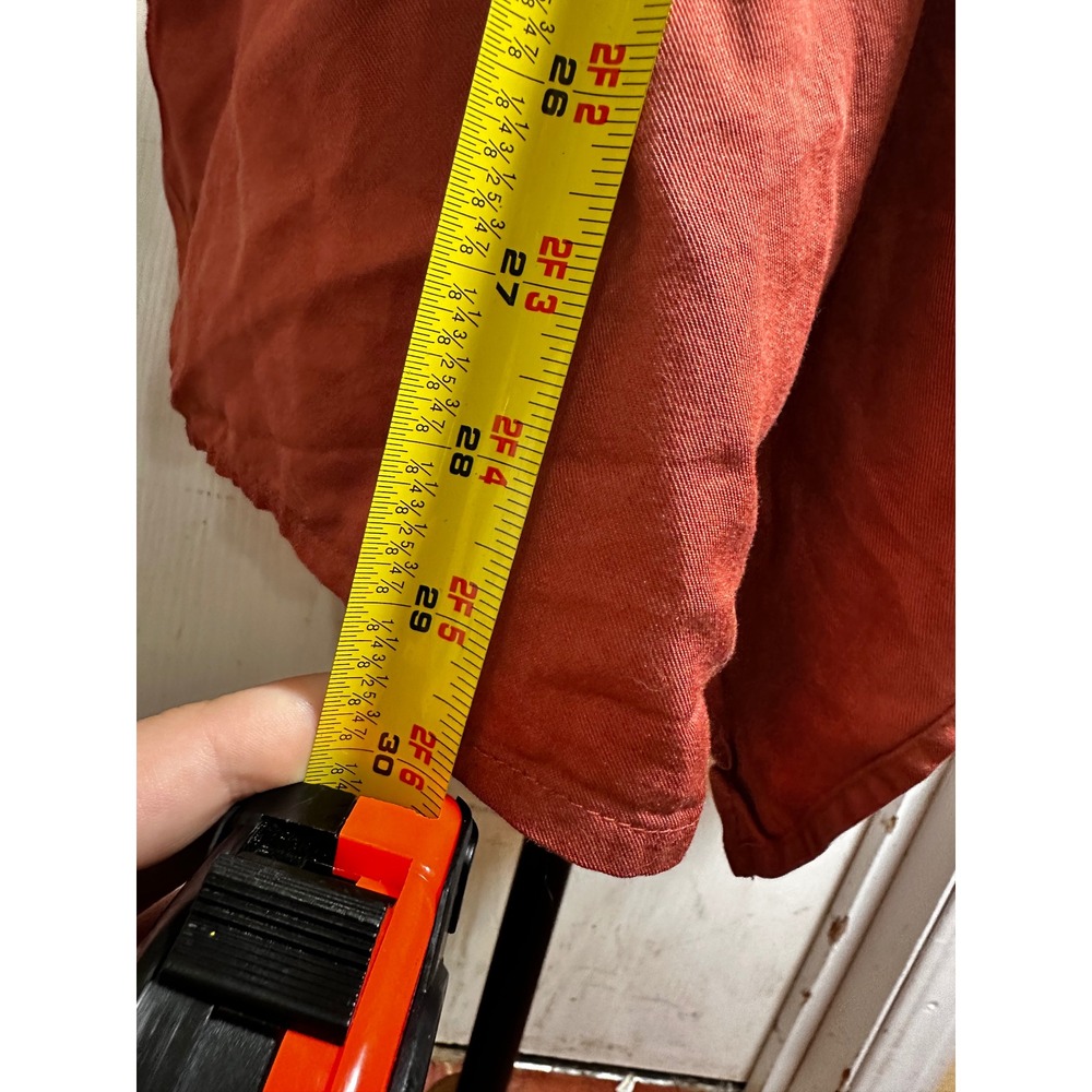 H&M Conscious Lyocell Drape Front Jacket coral Small Pockets Roll Tab - Picture 5 of 9